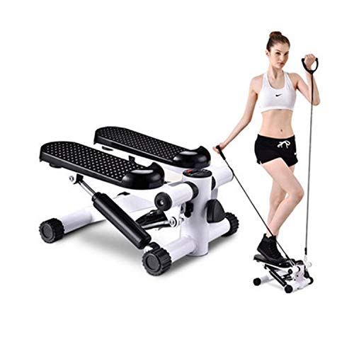 INMOZATA Aerobic Fitness Mini Stepper LCD Display Adjustable Up-Down Twist Stepper with Resistance Rope Fitness Home Trainer Gym Exercise Machine by WarmieHomy 