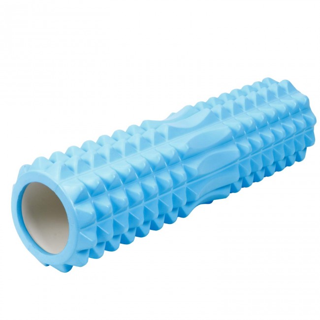 FITSY Trigger Point Yoga Foam Roller for Deep Tissue Massage, Exercise, Pain Relief - 18 Inches