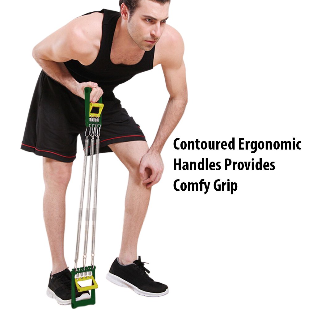 Vinteky Fitness Chest Expander Hand Gripper 5 Springs Muscle Pull Exerciser Training Multi Function