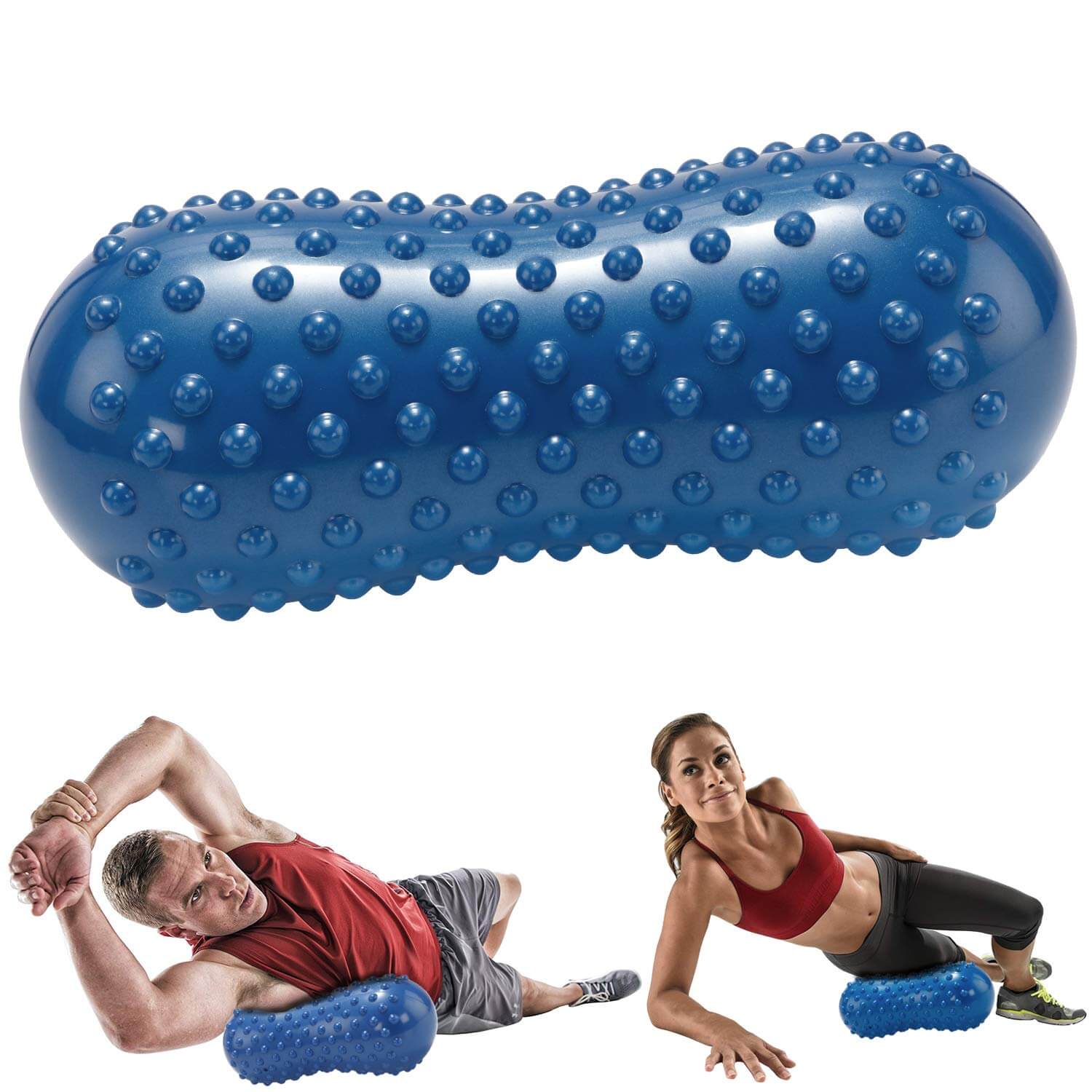 Fitness Mad Peanut Massage Ball Muscle Relaxation Physio Roller Fitness Rehab